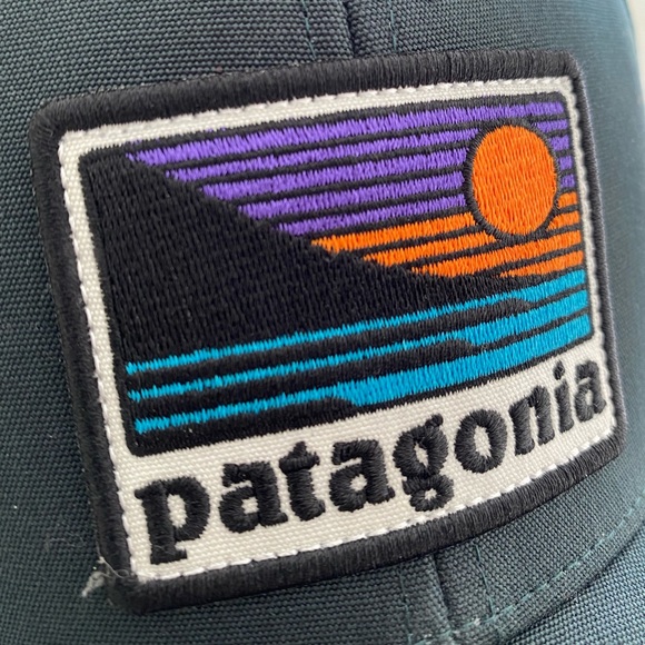 Patagonia Sunset Used Rare Baseball Cap Snapback - Picture 3 of 3
